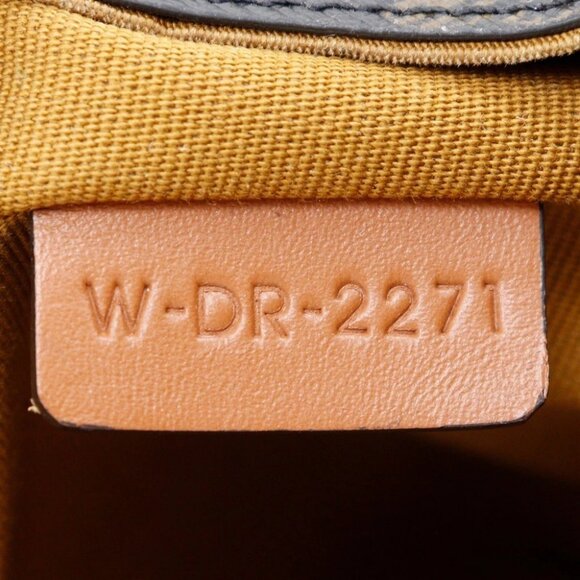 CELINE Strap Box Handbag 197142BZJ Triomphe Black / Brown PVC Women - Picture 13 of 15